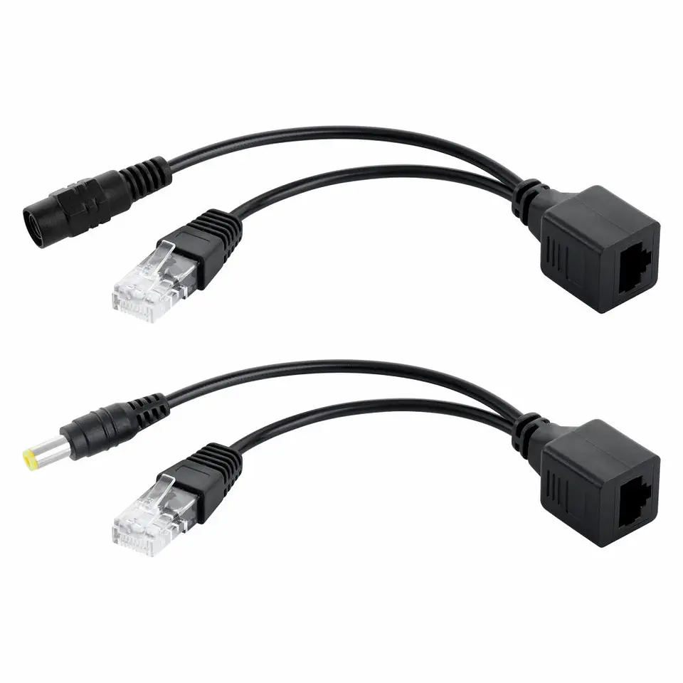 Conjunto Adaptador Poe C/ RJ45 E DC 1