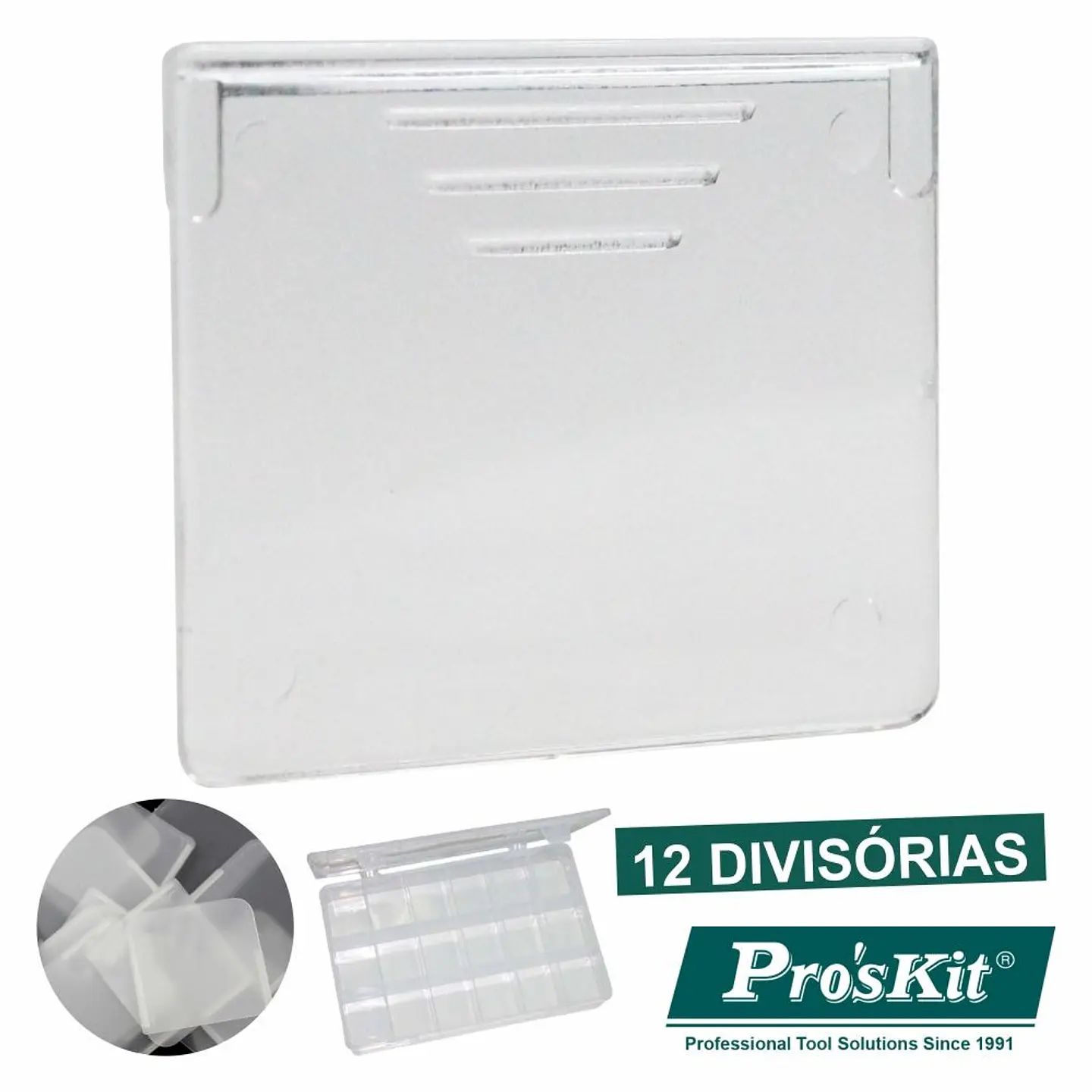 DIVISÓRIAS P/ CAIXA DE ARMAZENAMENTO 203-132E 12X PROSKIT 1