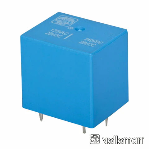 RELÉ 12VDC INVERSOR UNIPOLAR 15A/28VDC-125VAC 7A/220VAC