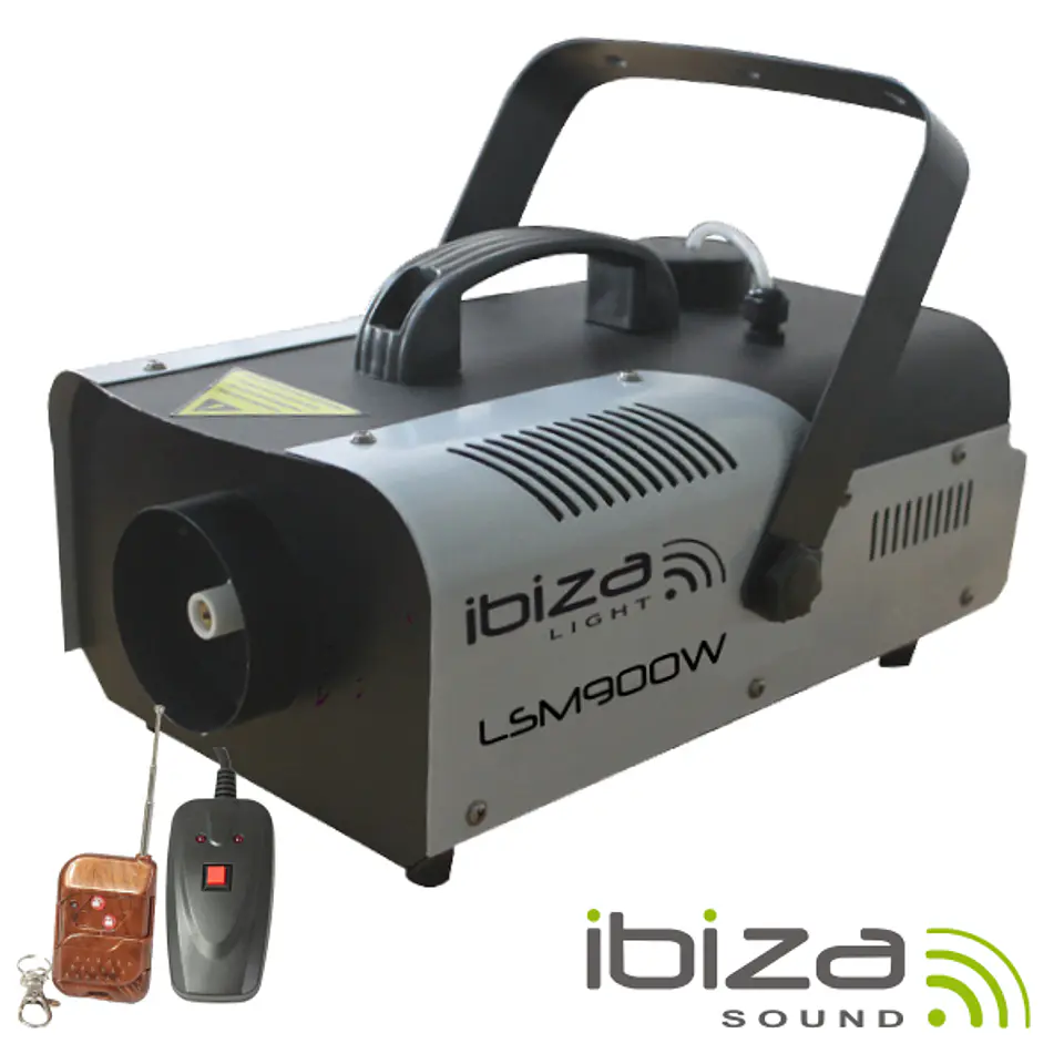 MÁQUINA DE FUMOS 900W CONTROLADOR/COMANDO IBIZA 1