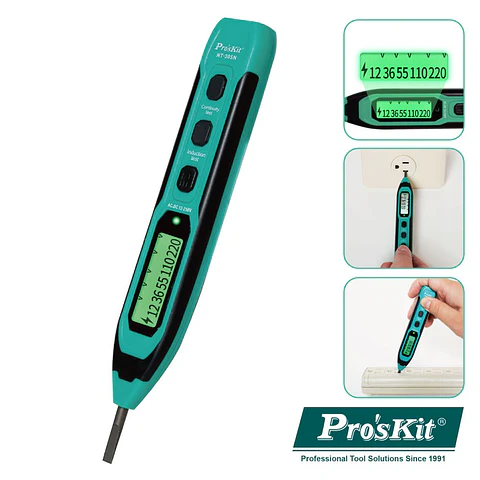 Detetor de Voltagem C/ LCD PROSKIT
