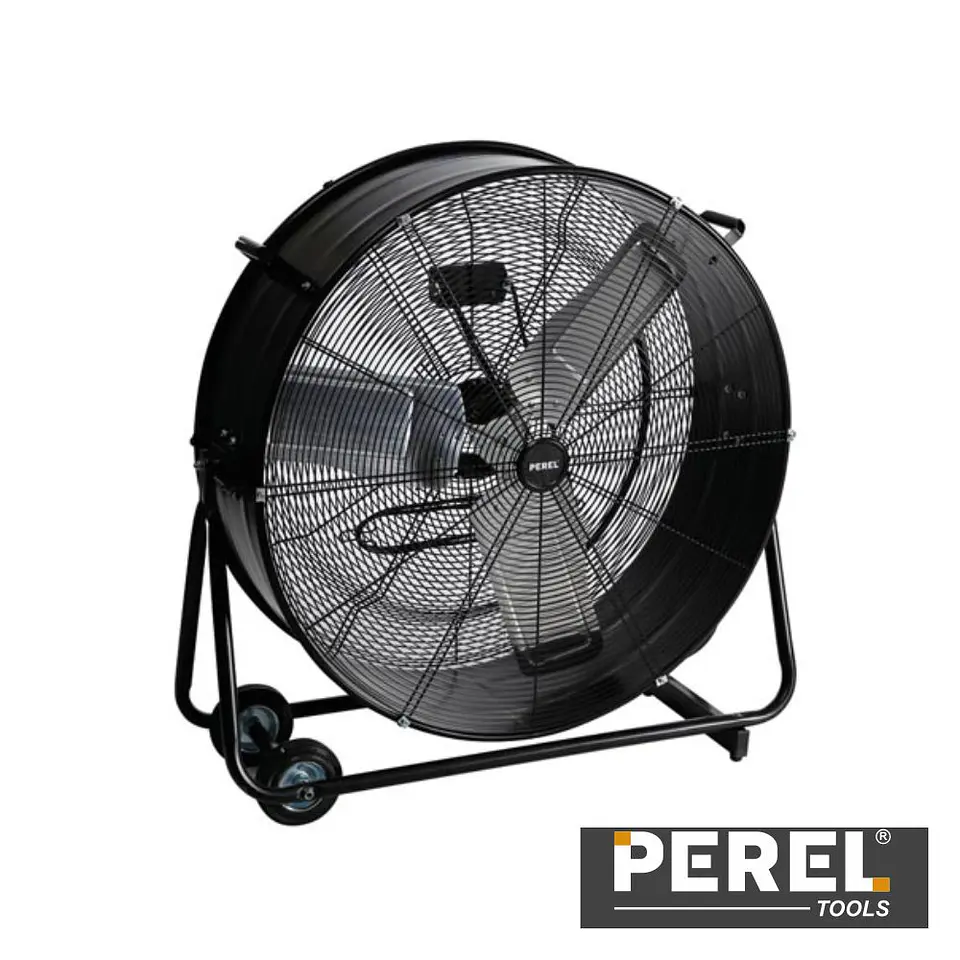 Ventoinha De Tambor Basculante 75cm Preta PEREL 1