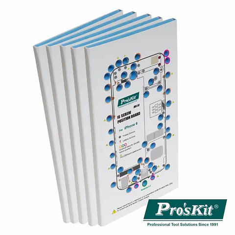 SEPARADOR PARAFUSOS IPHONE 5/5S/6/6S/6S+ 5 PLACAS PROSKIT