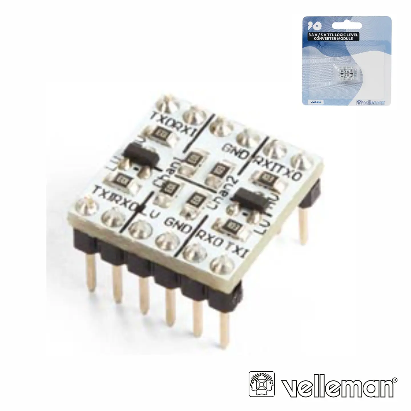 MÓDULO CONVERSOR DE NÍVEL TTL 5V VELLEMAN 1