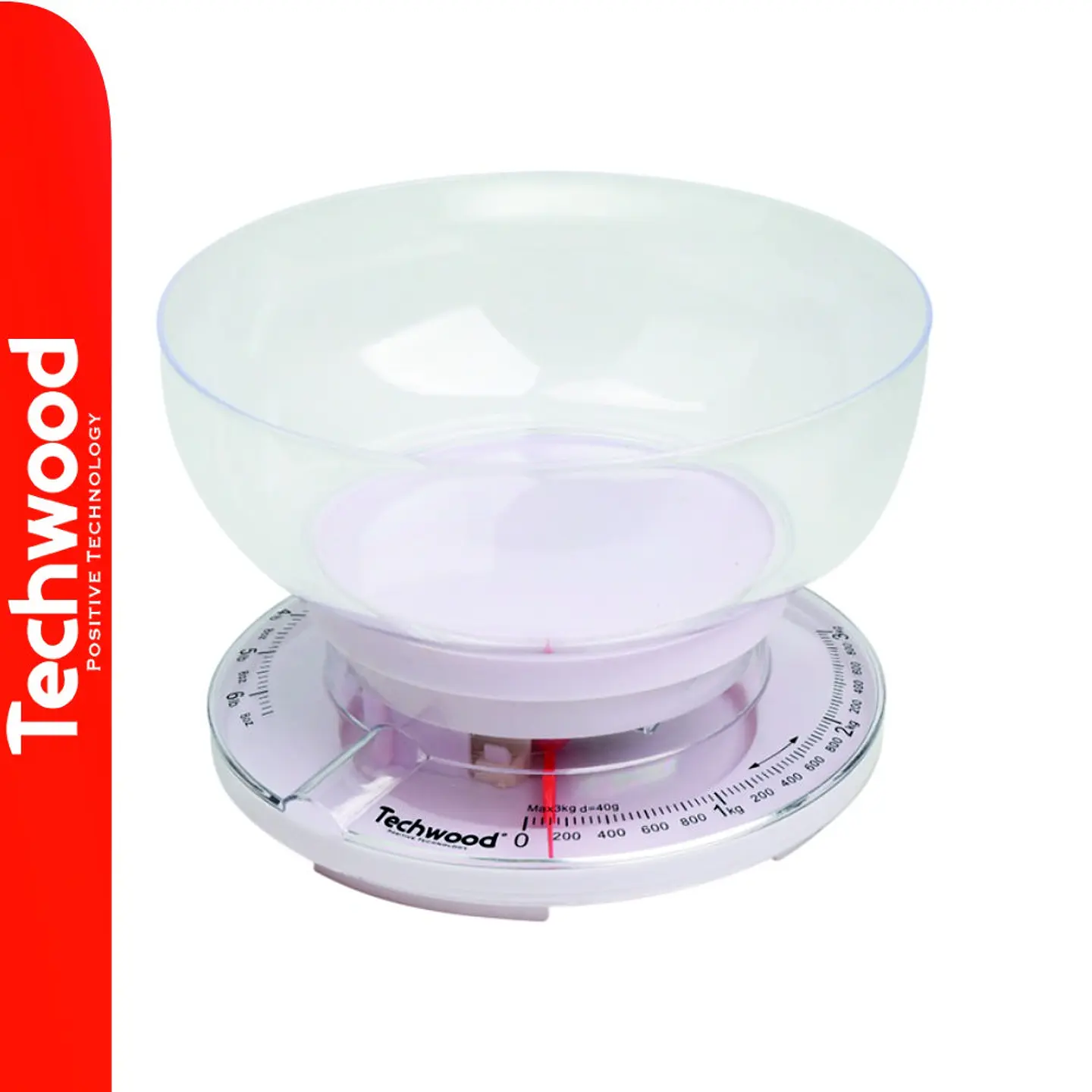Balança Cozinha Analógica 3kg TECHWOOD 1