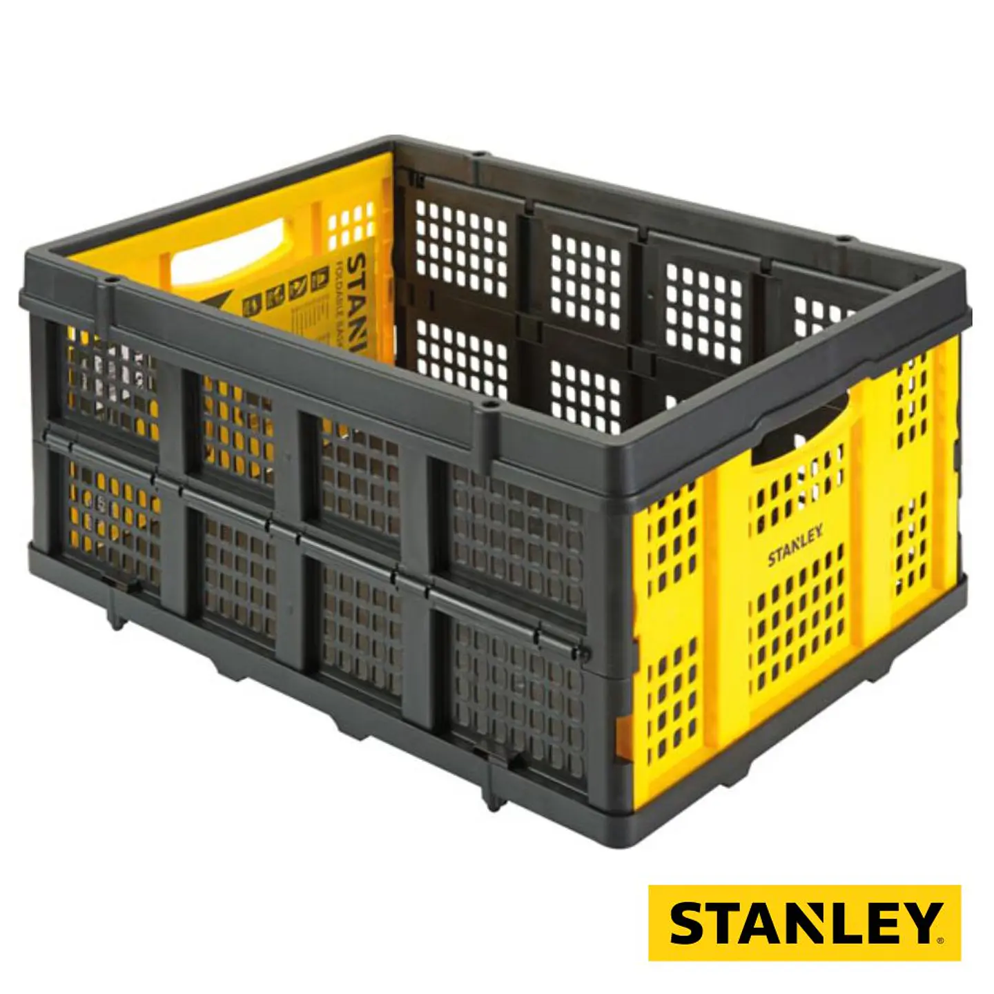 CESTO DOBRÁVEL POLIPROPILENO ATÉ 25KG STANLEY 1