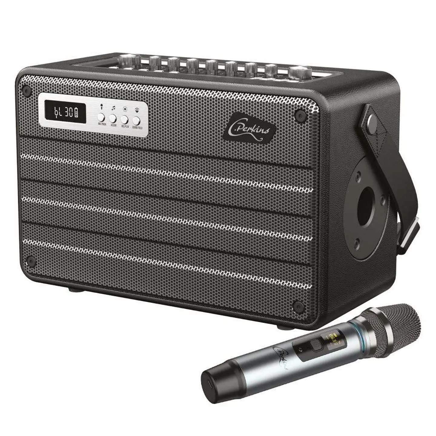 Coluna Amplificada All-In-One 100W C/ Microfone UHF 1