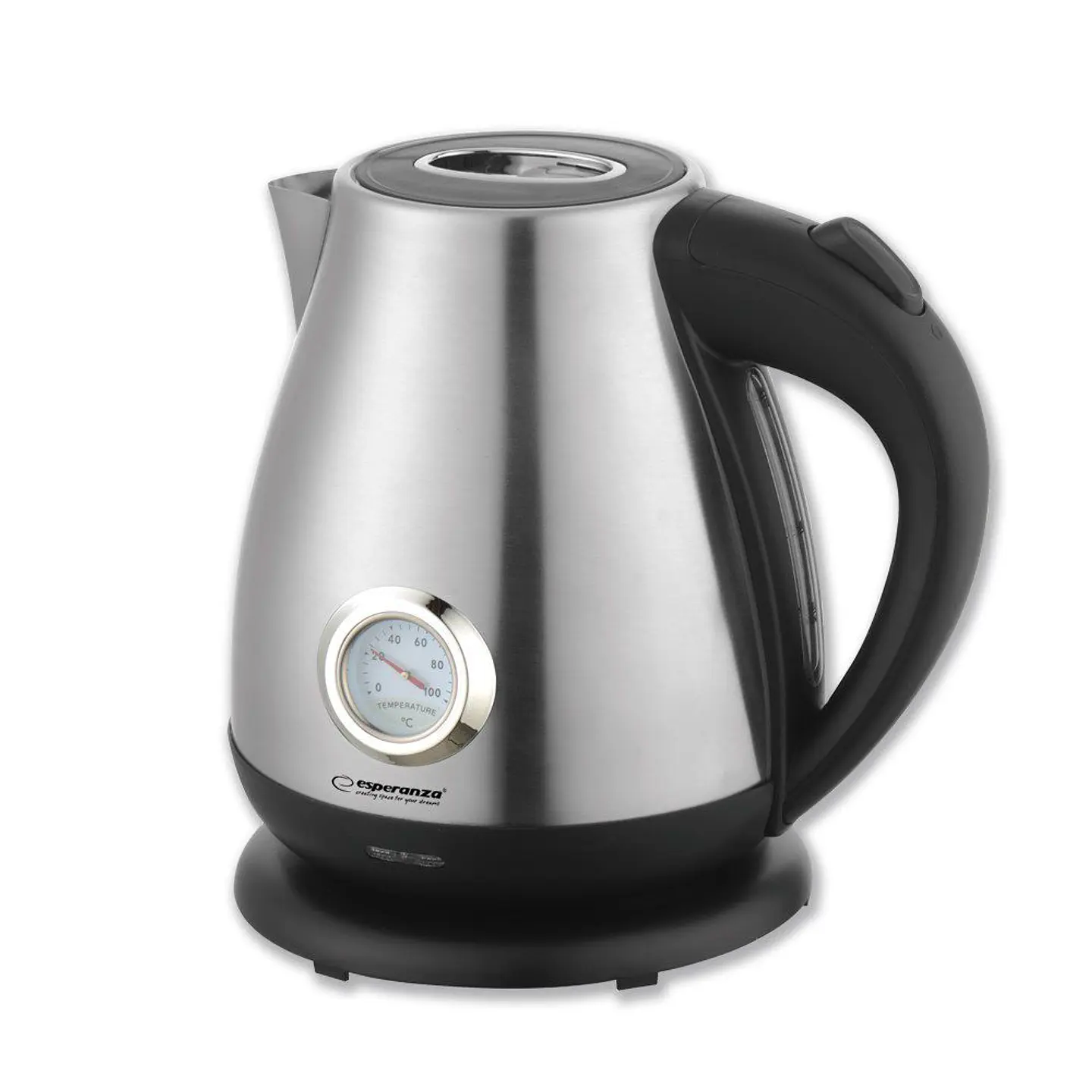 Fervedor De Água Elétrico Inox 2200W 1.7L C/ Termómetro 1