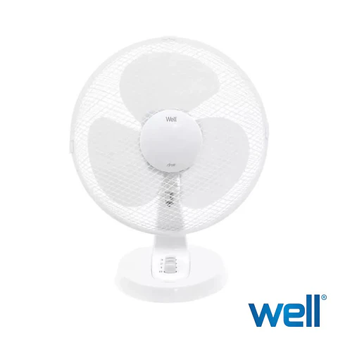 Ventoinha De Mesa Ø30cm 40W Branco WELL