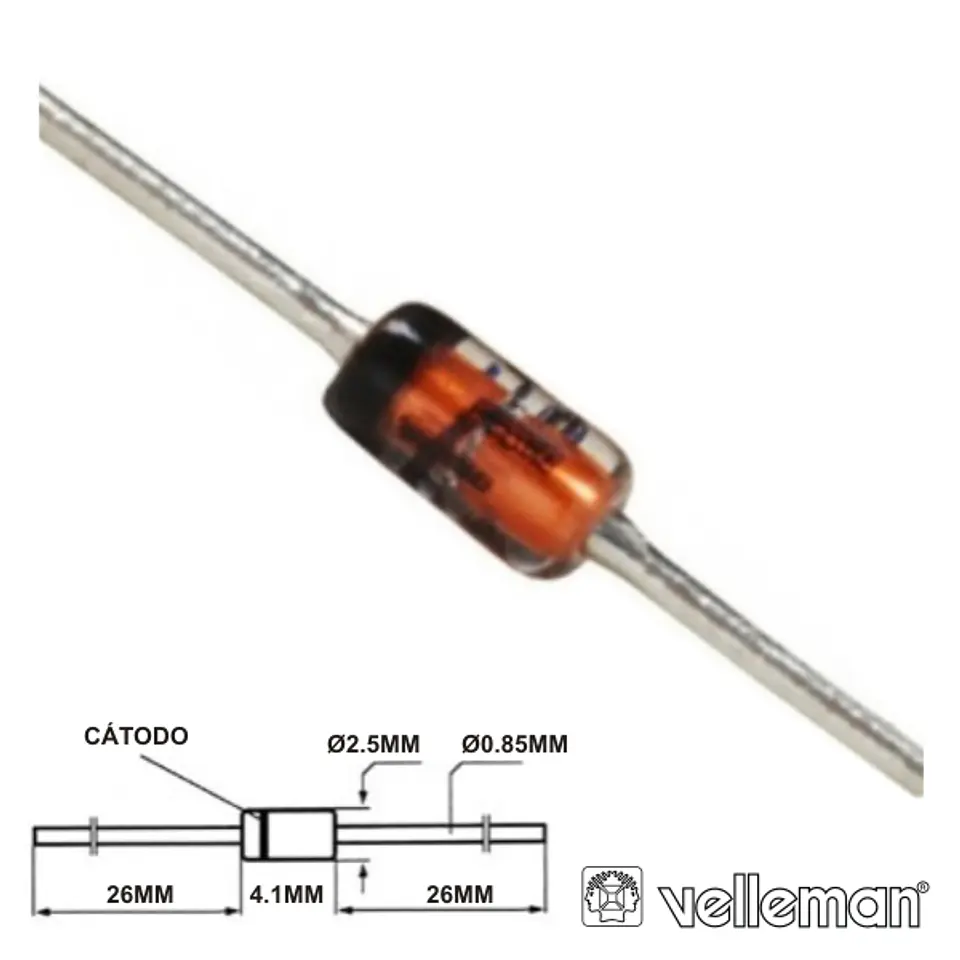 DIODO ZENER 7.5V 1.3W 1