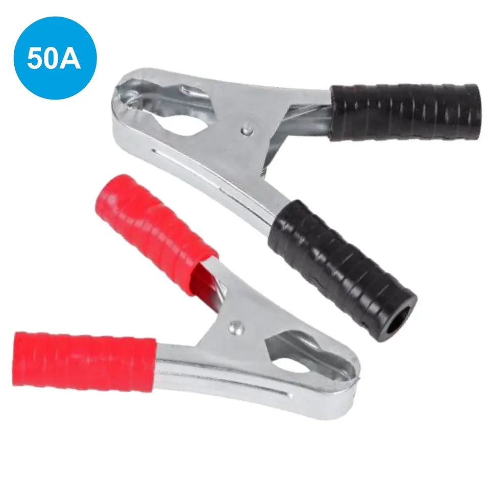 CONJUNTO 2 PINÇAS CROCODILO ISOLADAS 50A 1