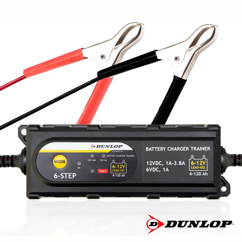 Carregador de Baterias Chumbo Universal 3.8A DUNLOP 1
