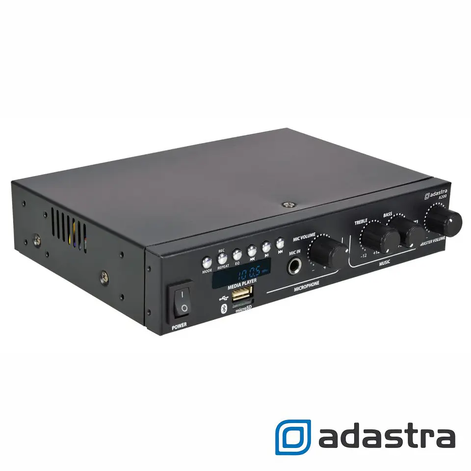 Amplificador Stereo 2x55W USB/MicroSD/FM/BT ADASTRA 1