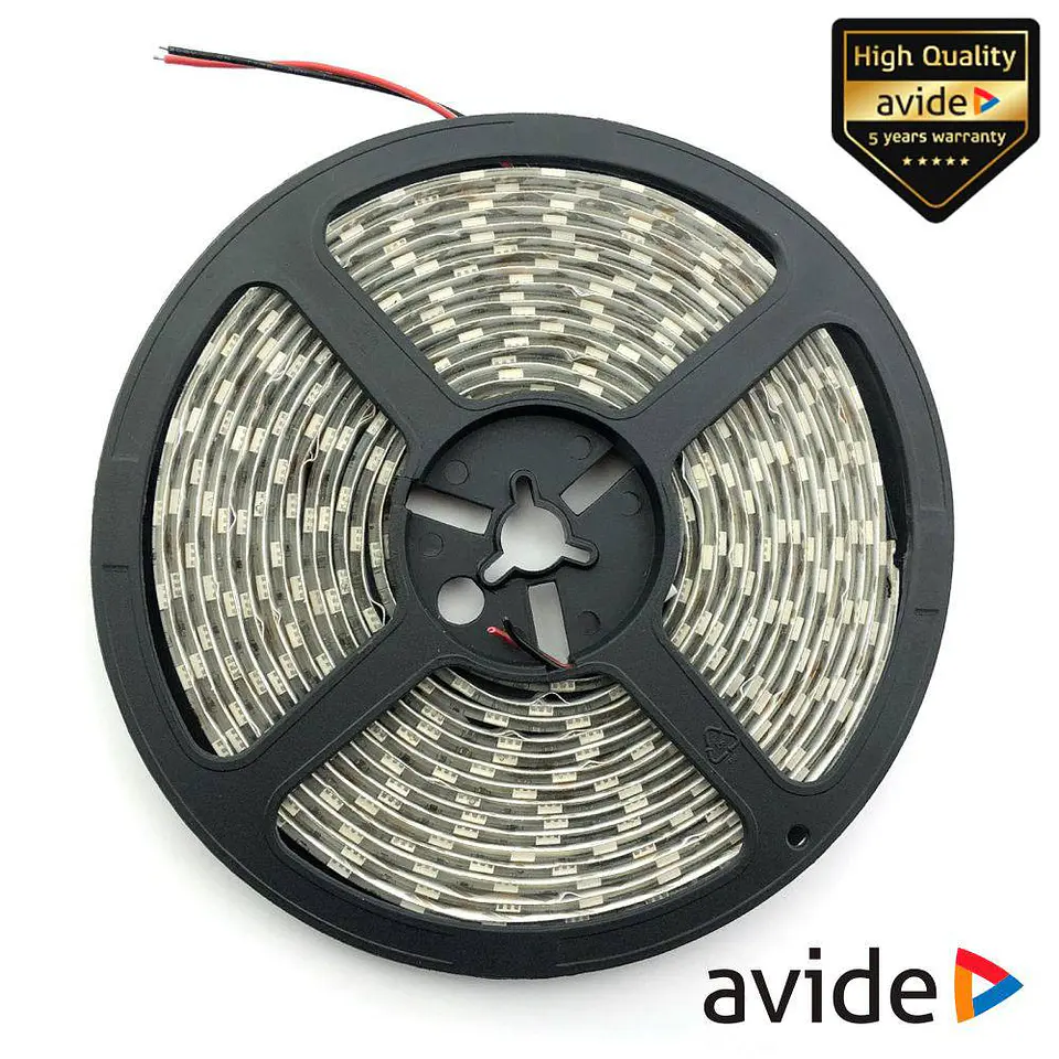 Fita 300 LEDS 2835 6400K 12V 4.8W/m 5m IP65 AVIDE 1