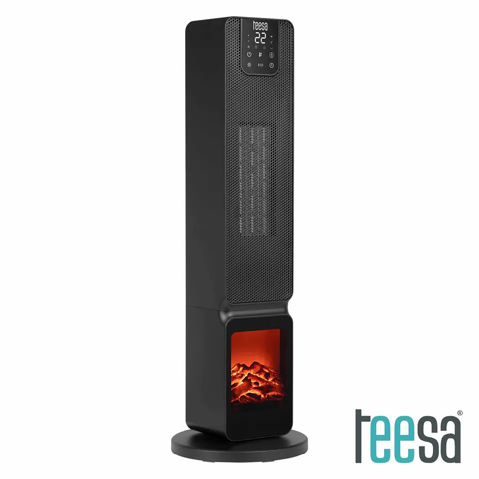 Aquecedor Termoventilador Cerâmico Torre 800/2000W TEESA 1
