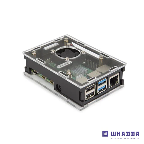 Caixa C/ Refrigeração P/ Raspberry Pi 4 WHADDA