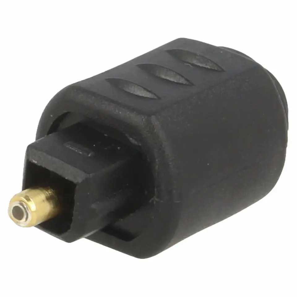 Ficha Adaptadora Jack 3.5 Fêmea / Toslink Macho 1