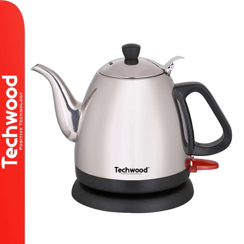 Fervedor De Água Elétrico Inox 1350W 0.8L TECHWOOD