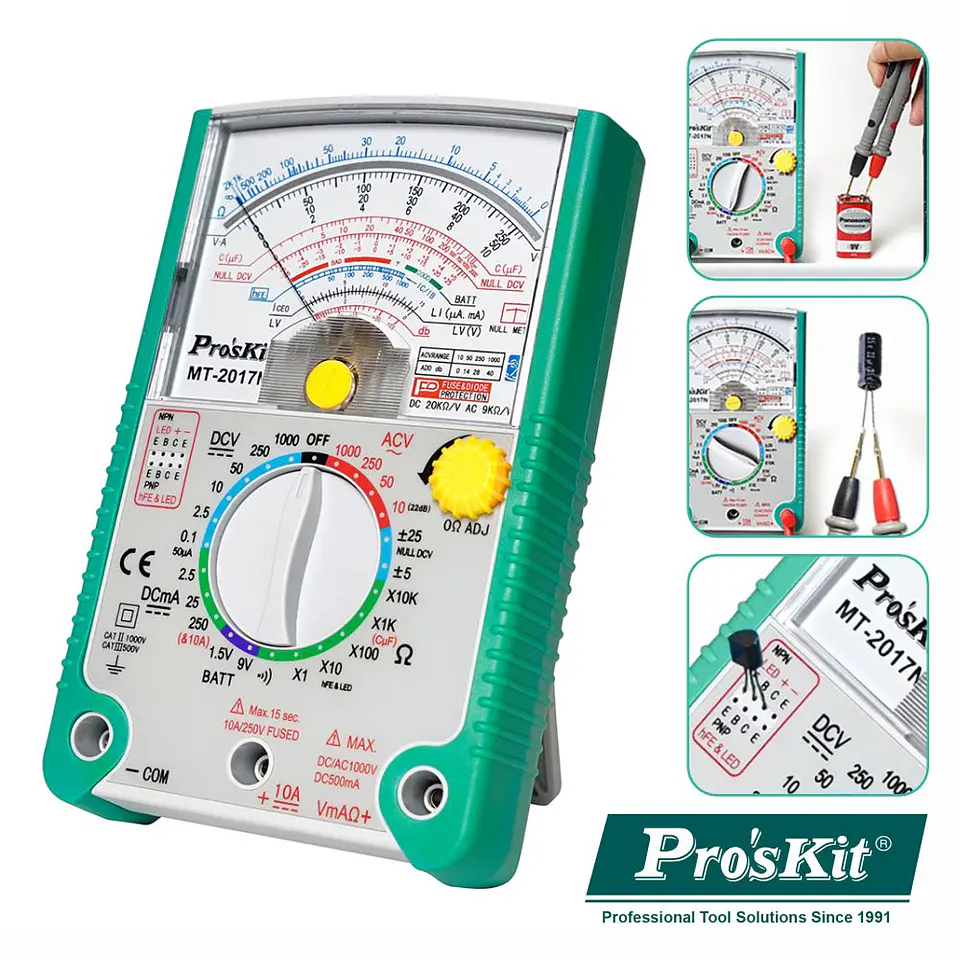 Multímetro Analógico PROSKIT 1