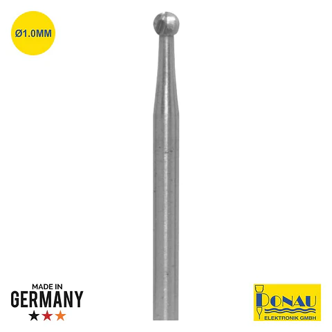 FRESA DE CORTE ESFÉRICA C/ Ø1.0MM EM AÇO DONAU
