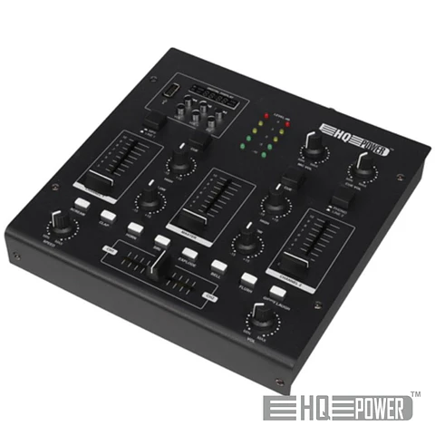 Mesa De Mistura 2 Canais 3 Entradas USB/REC/FX HQPOWER