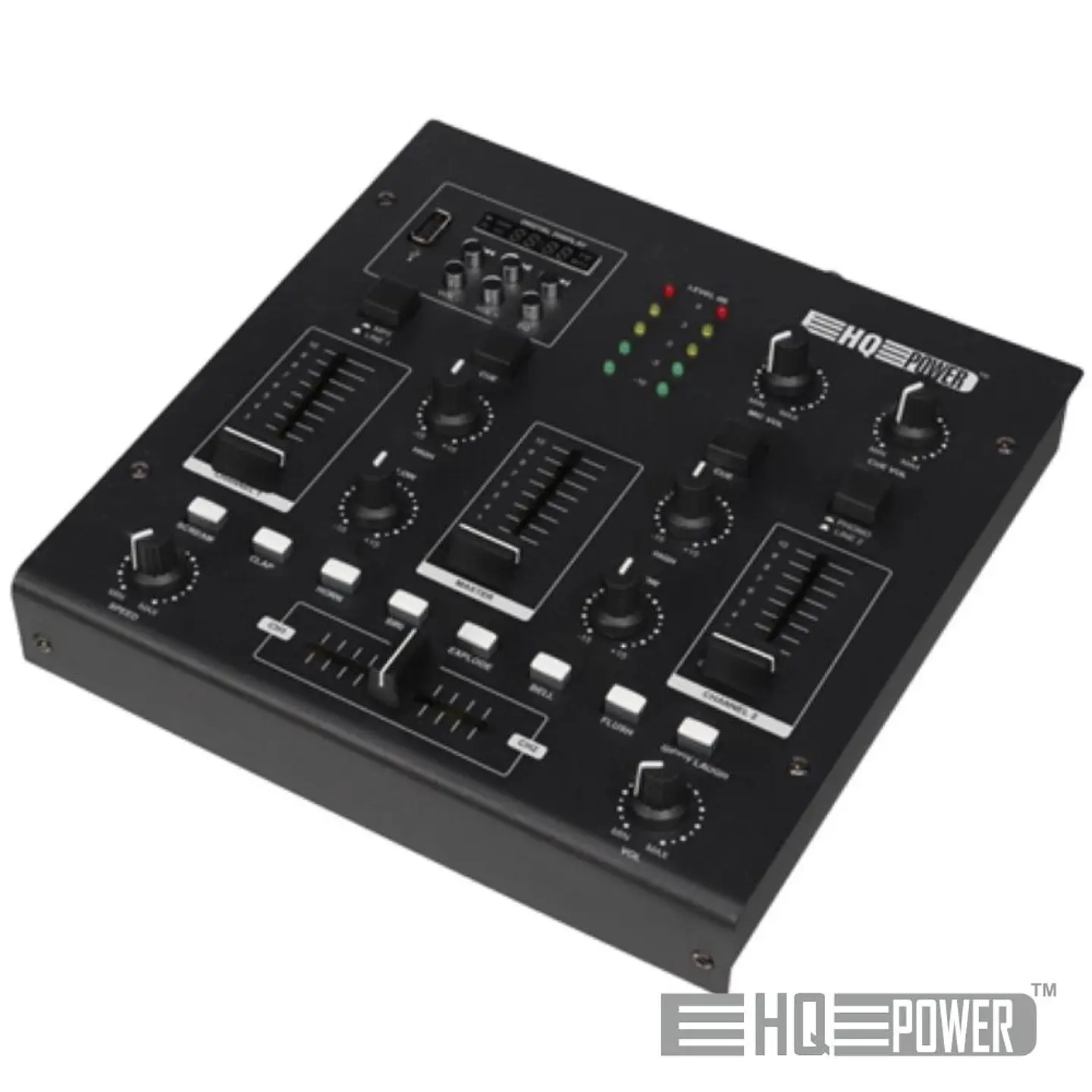 Mesa De Mistura 2 Canais 3 Entradas USB/REC/FX HQPOWER 1