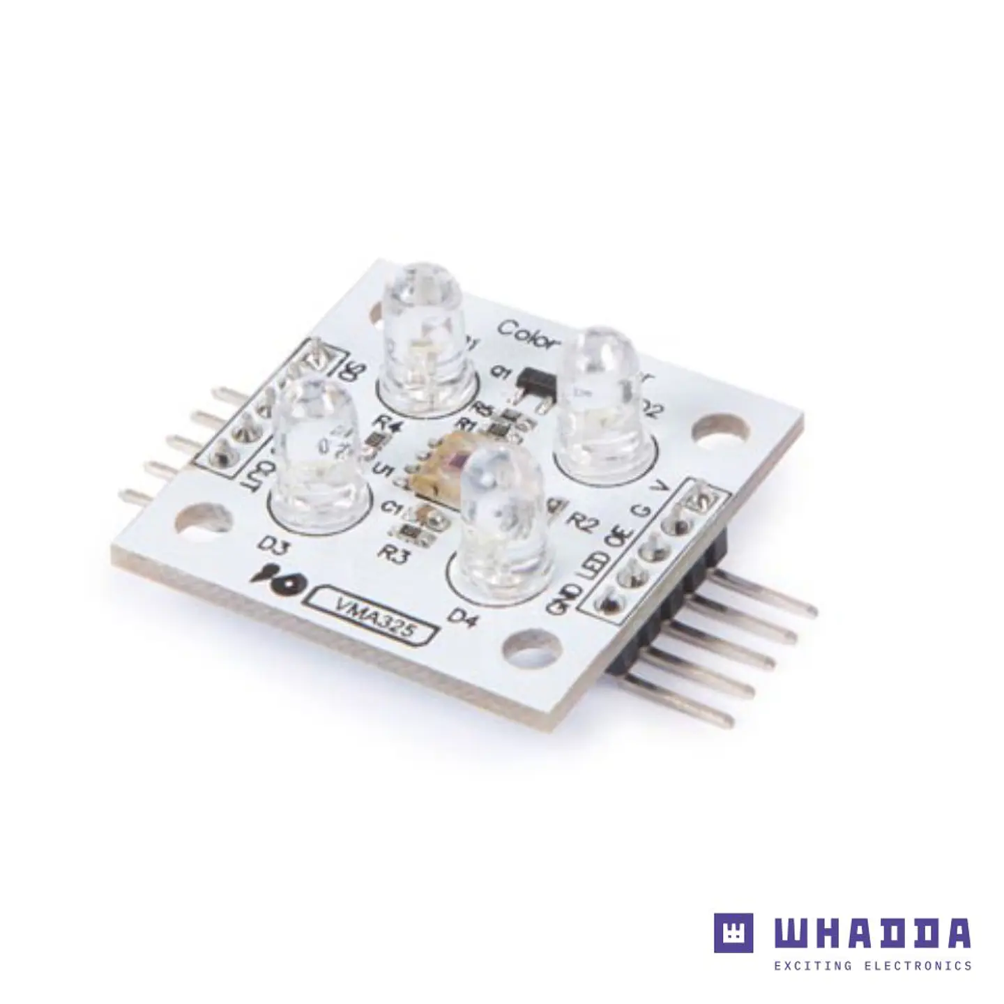 Módulo de Sensor de Cor TCS3200 Compatível C/ Arduino WHADDA 1