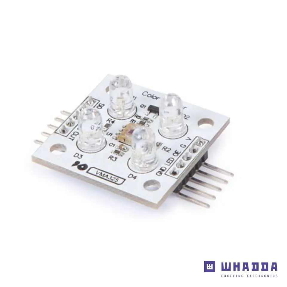 Módulo de Sensor de Cor TCS3200 Compatível C/ Arduino WHADDA 1