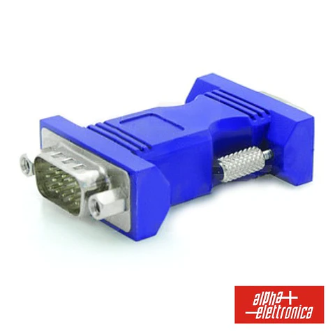 FICHA ADAPTADORA VGA MACHO/MACHO HD15