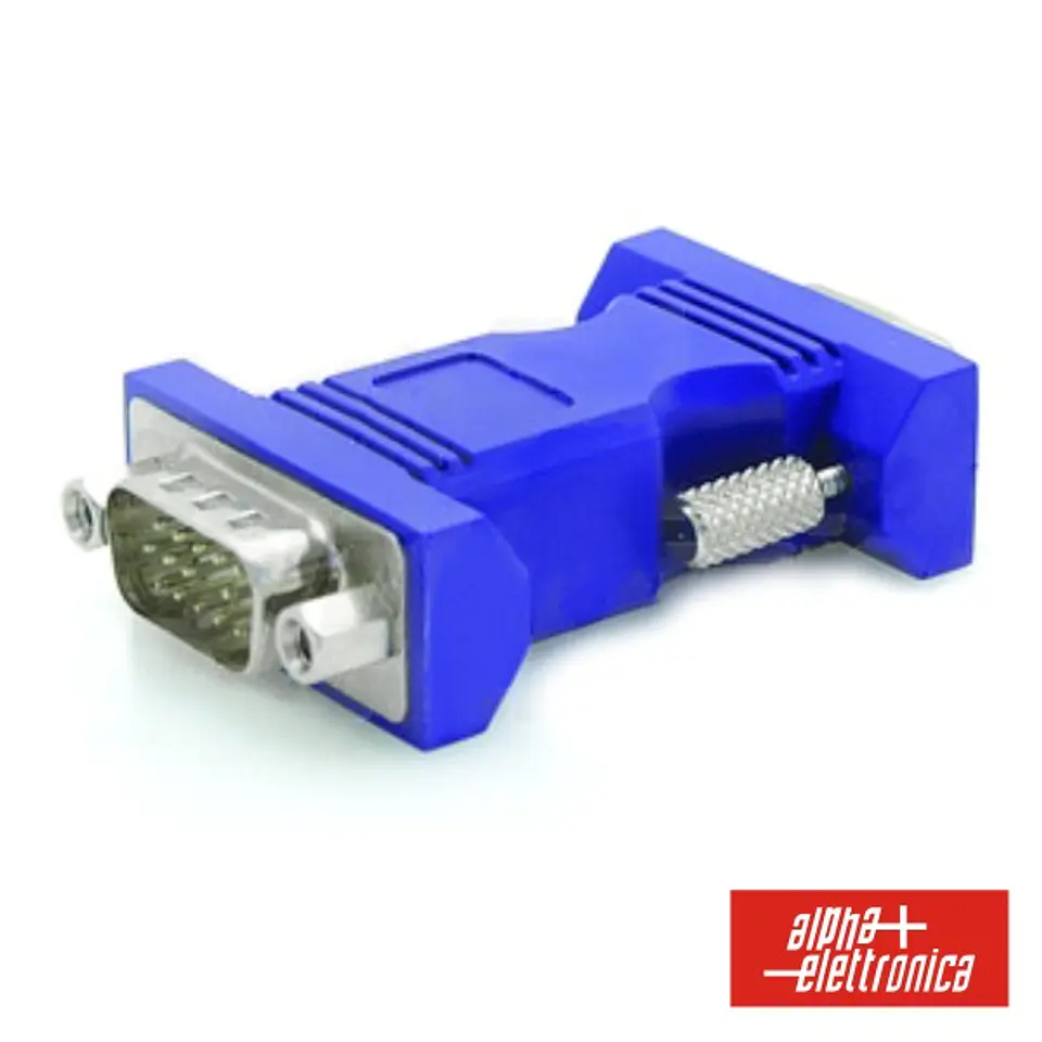 FICHA ADAPTADORA VGA MACHO/MACHO HD15 1