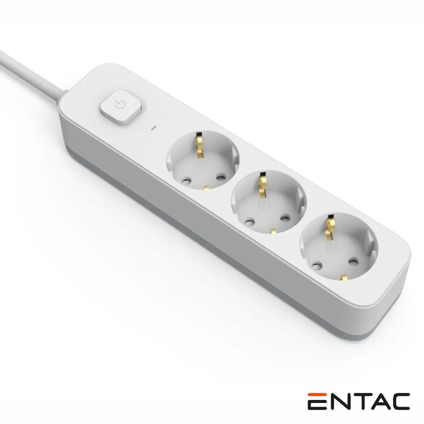 Extensão Elétrica 3x Schuko C/ Interruptor 3m ENTAC 1