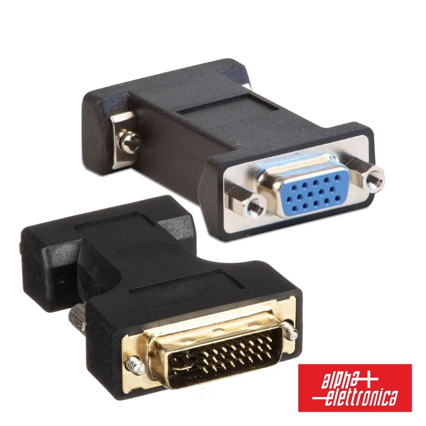 FICHA ADAPTADORA DVI-I DUAL LINK MACHO / VGA FÊMEA 1