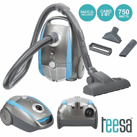 ASPIRADOR C/ SACO 750W TEESA