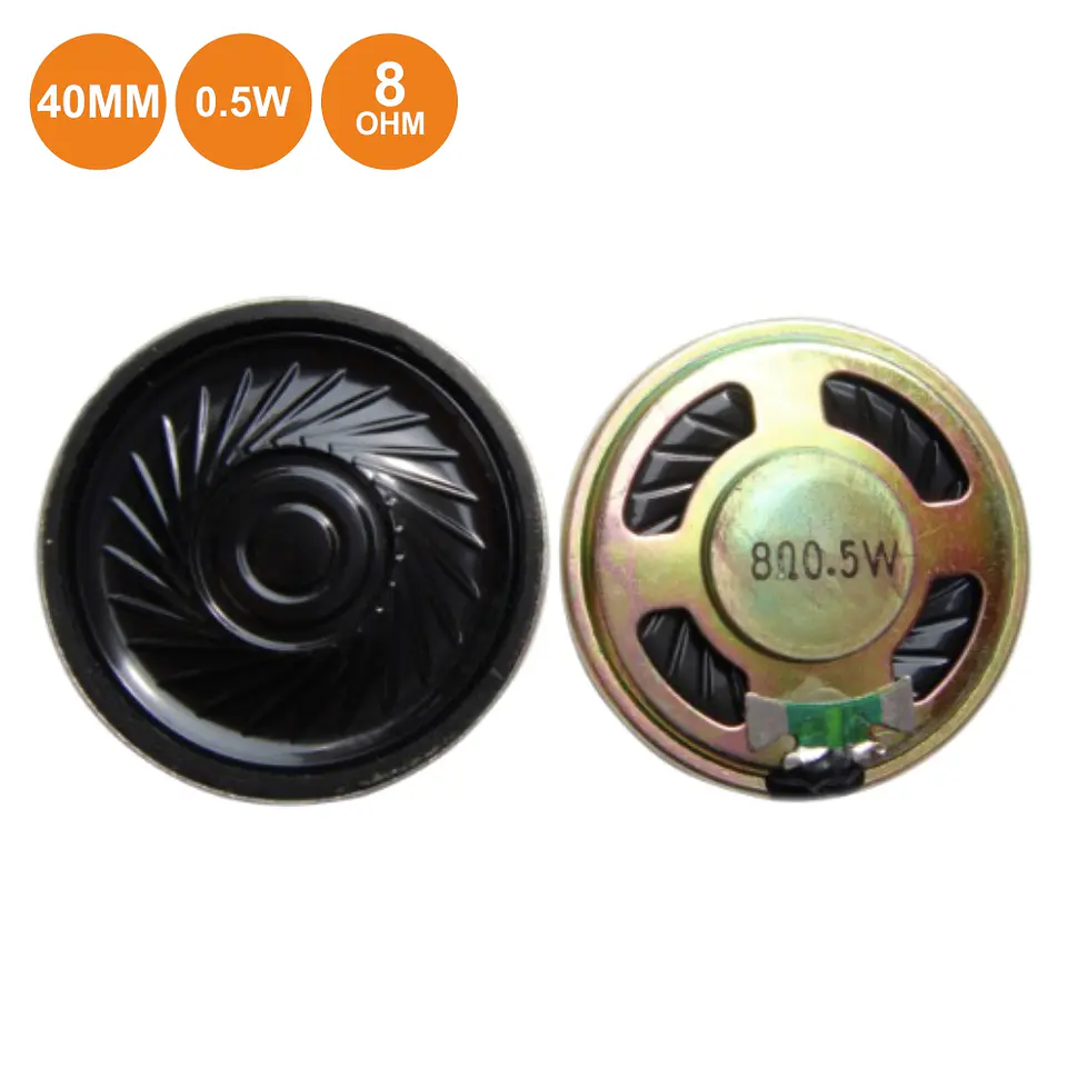 ALTIFALANTE MINIATURA 0.5W 8 OHM 40MM 1