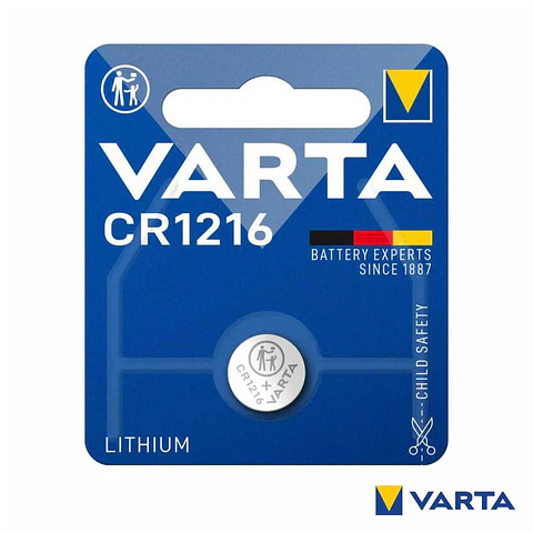 Pilha Lítio Botão CR1216 3V Blister VARTA