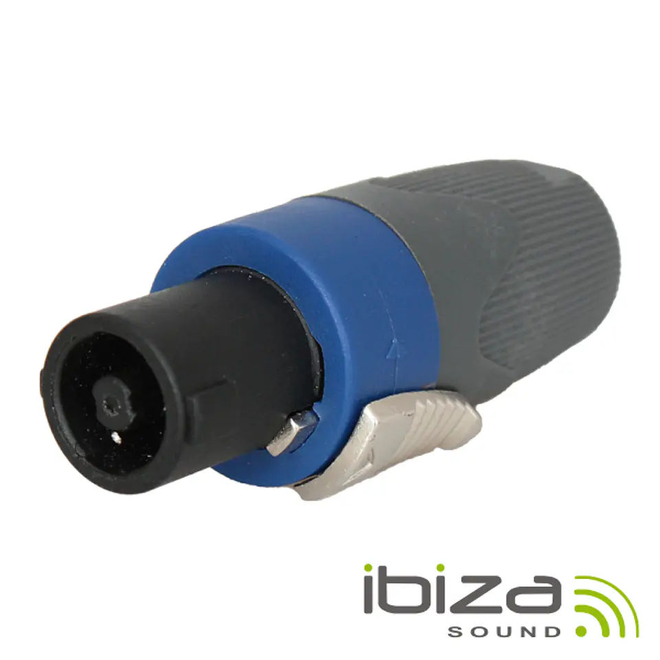 FICHA SPEAKON 4P MACHO C/ PROTEÇÃO E BLOQUEIO IBIZA 1