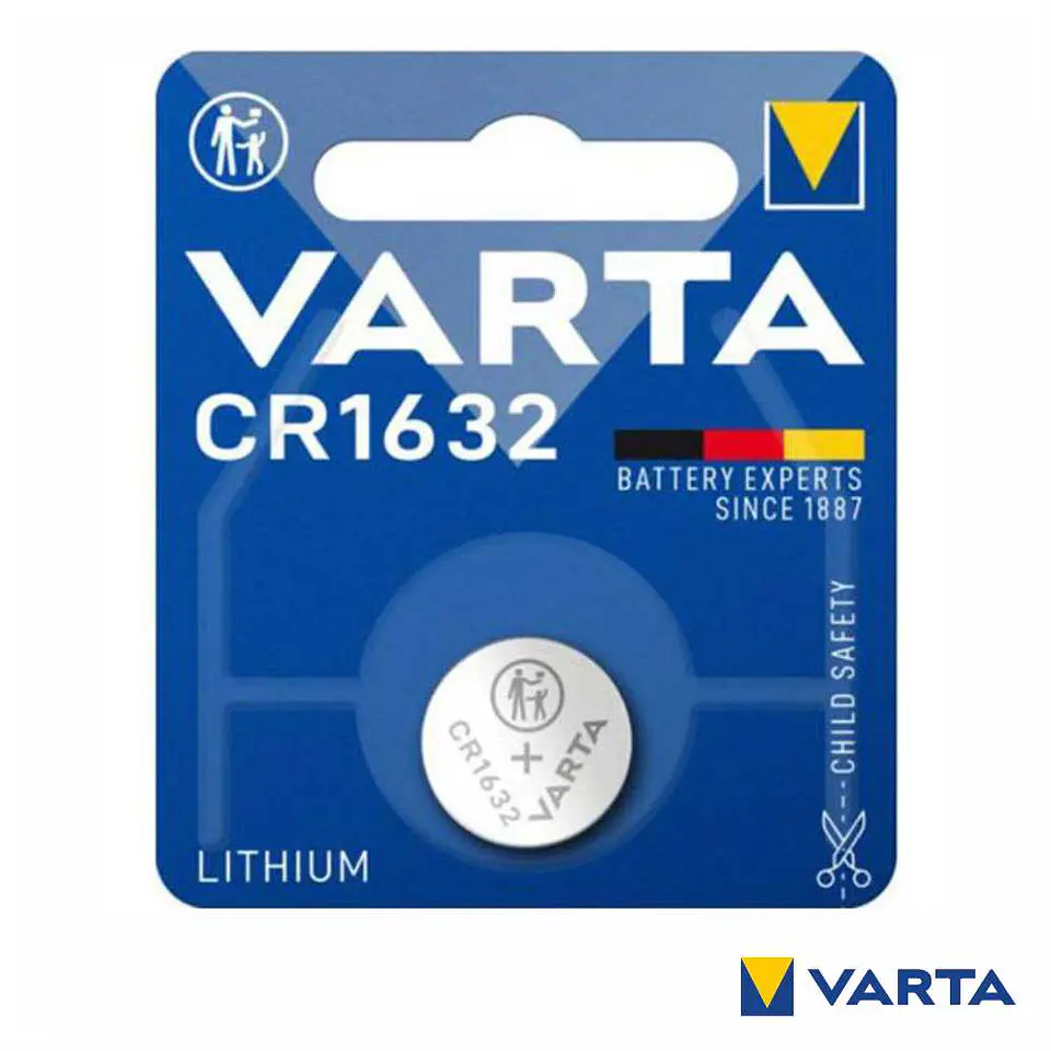 Pilha Lithium Botão CR1632 3V Blister VARTA 1
