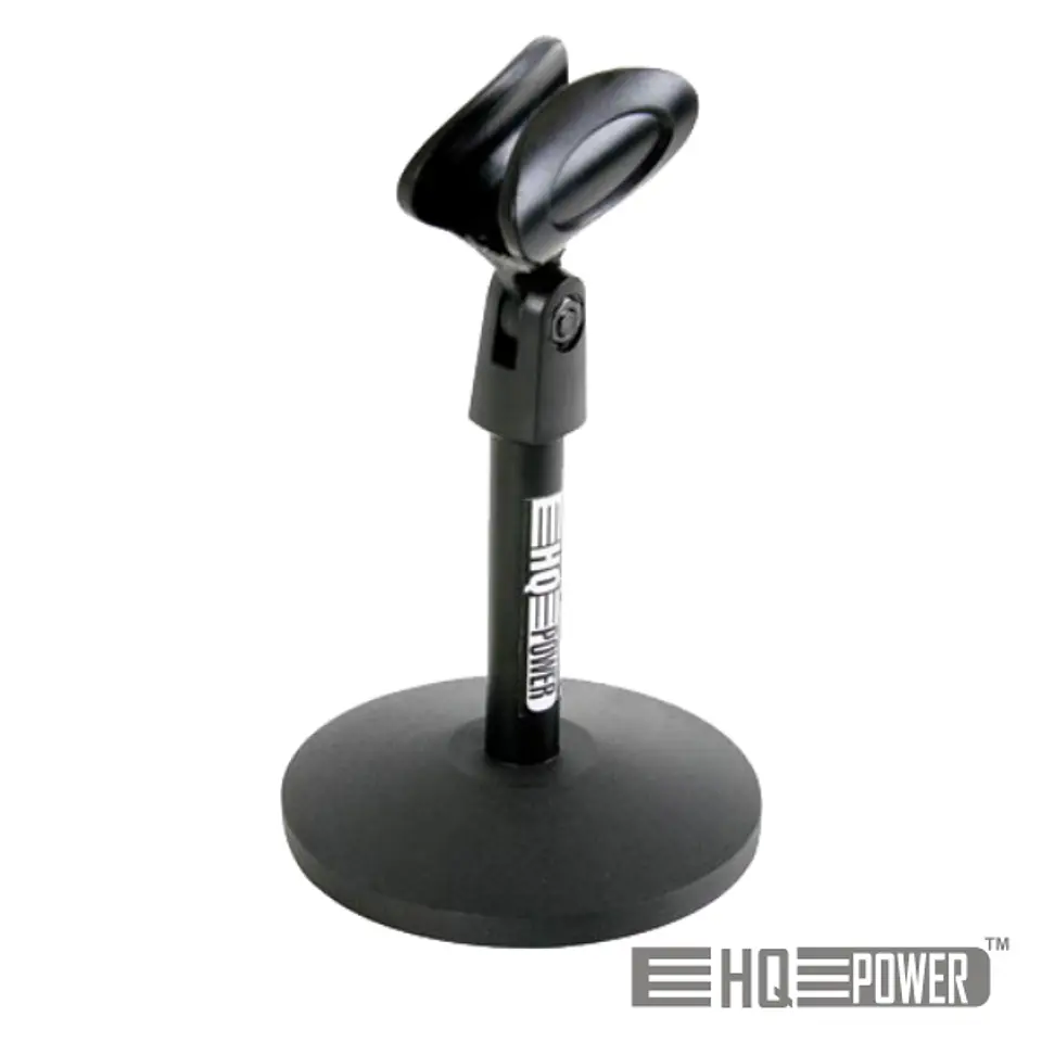 SUPORTE P/ MICROFONE DE MESA HQ POWER 1