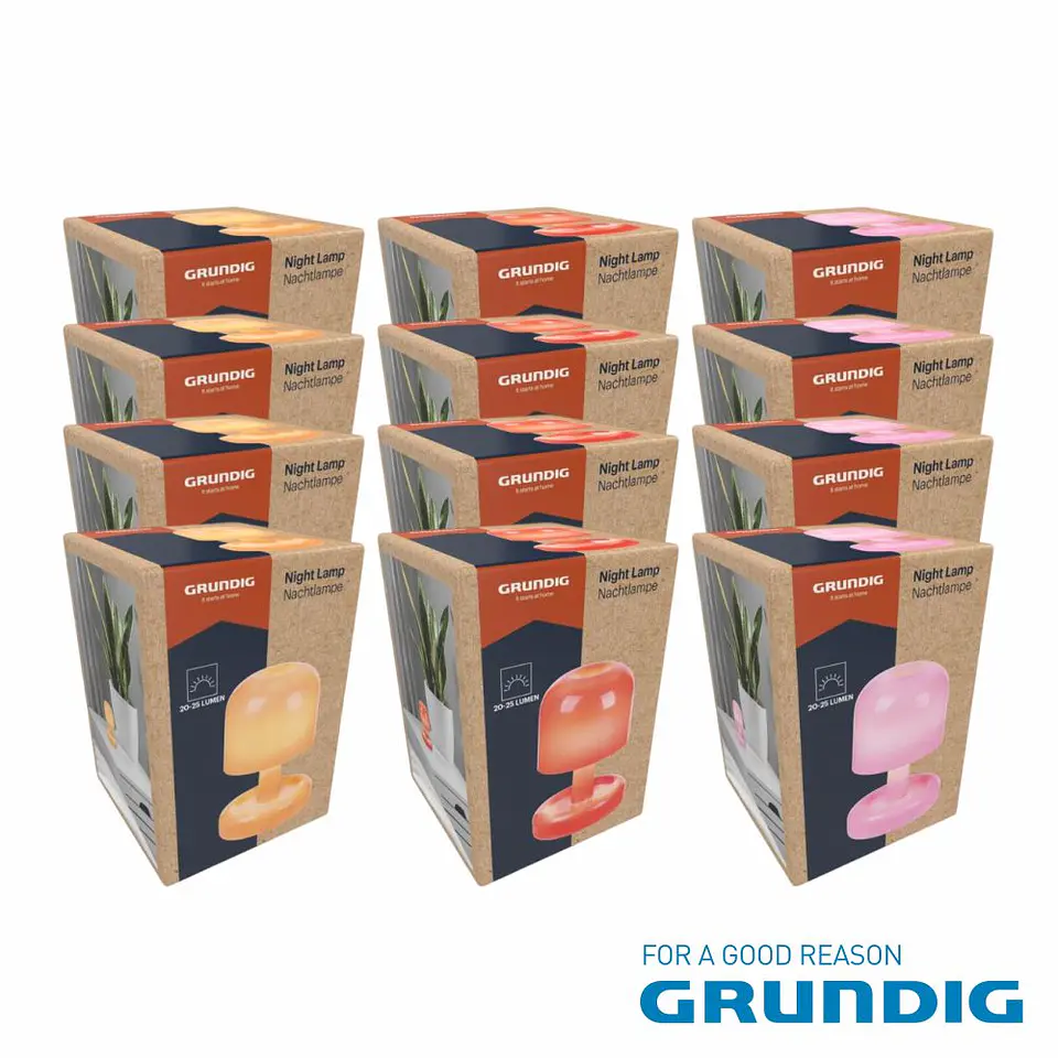 Candeeiro Decorativo 20-25Lumens Multicores 12x GRUNDIG 1