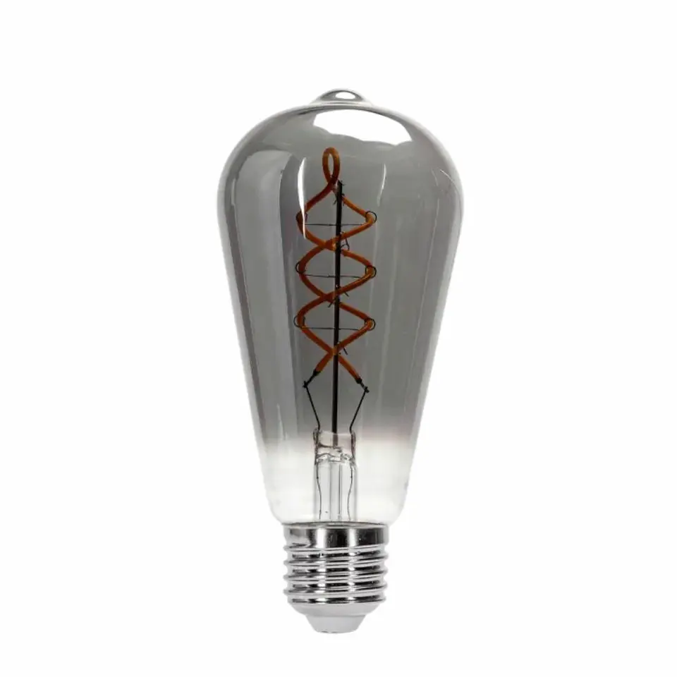 Lâmpada LED E27 Filamento SMOKY ST64 4W 1800K 140lm 1