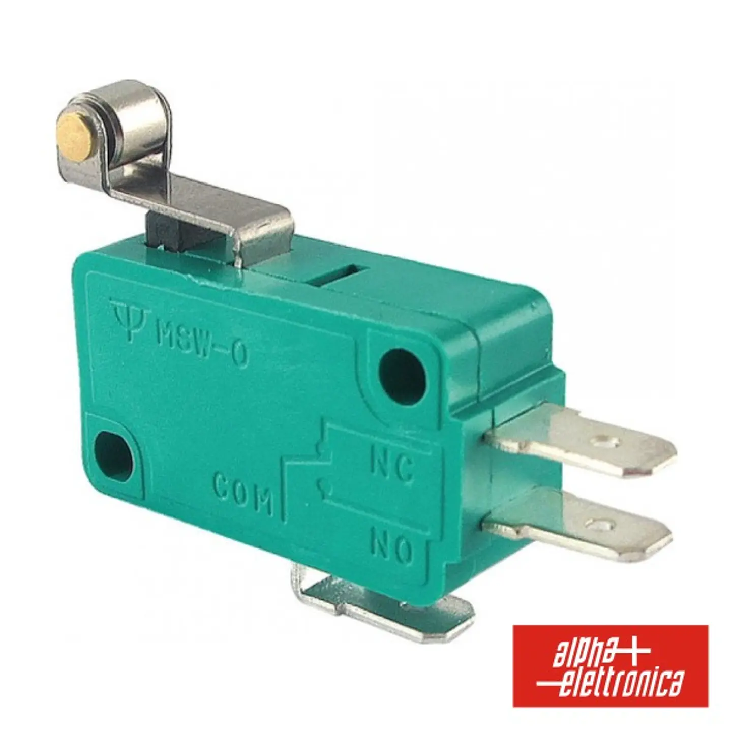COMUTADOR MICROSWITCH 16A PATILHA PEQUENA C/ RODIZIO 1