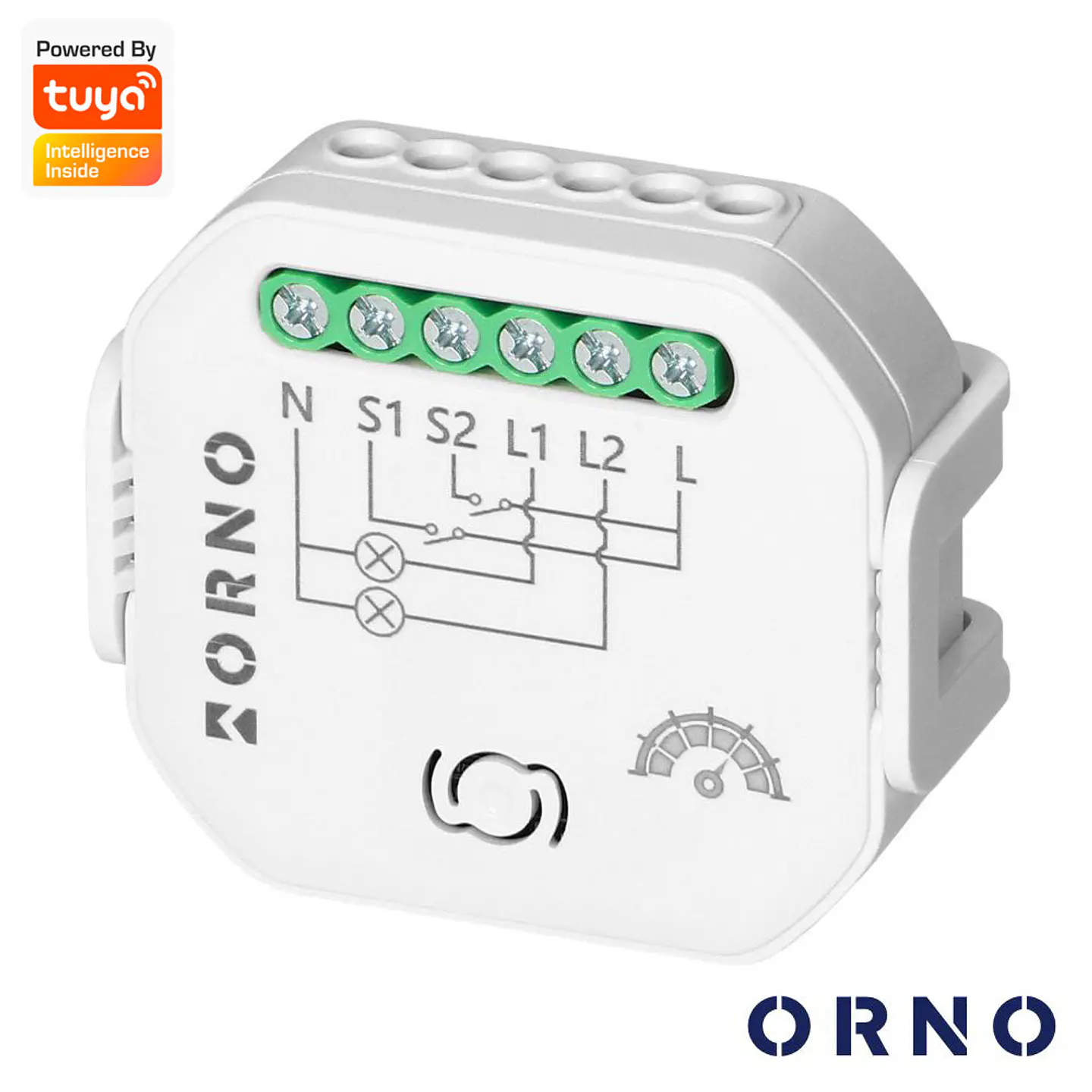 Módulo Relé 2 Canais Dimável 2300W 10A WiFi+BT Tuya ORNO 1
