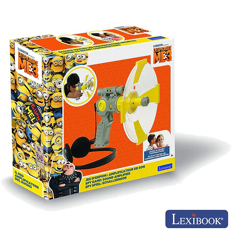 PISTOLA DE ESPIONAGEM P/ CAPTURAR SONS MINIONS LEXIBOOK