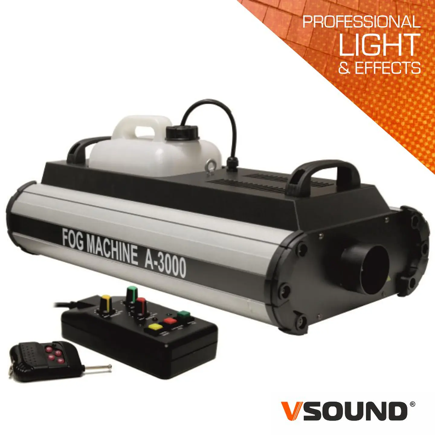 MÁQUINA DE FUMOS 3000W DMX E COMANDO VSOUND 1