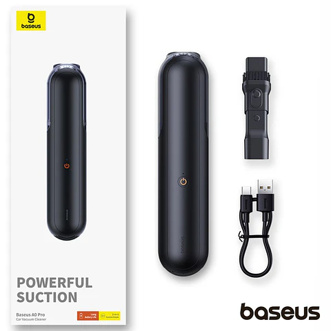 Aspirador Portátil A0 S/ Saco 30W 4000Pa Preto BASEUS