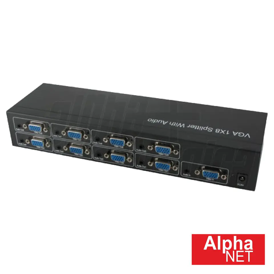DISTRIBUIDOR AMPLIFICADO VGA 1 ENTRADA 8 SAÍDAS 1