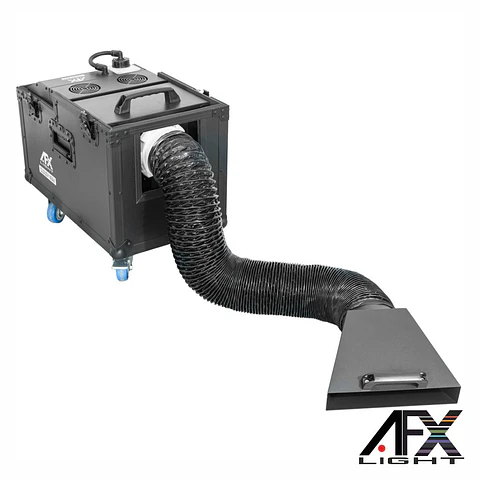 Máquina de Fumos Low Fog 2000W DMX LCD Comando AFXLIGHT