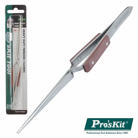 PINÇA PLANA AÇO INOXIDÁVEL 165MM PROSKIT