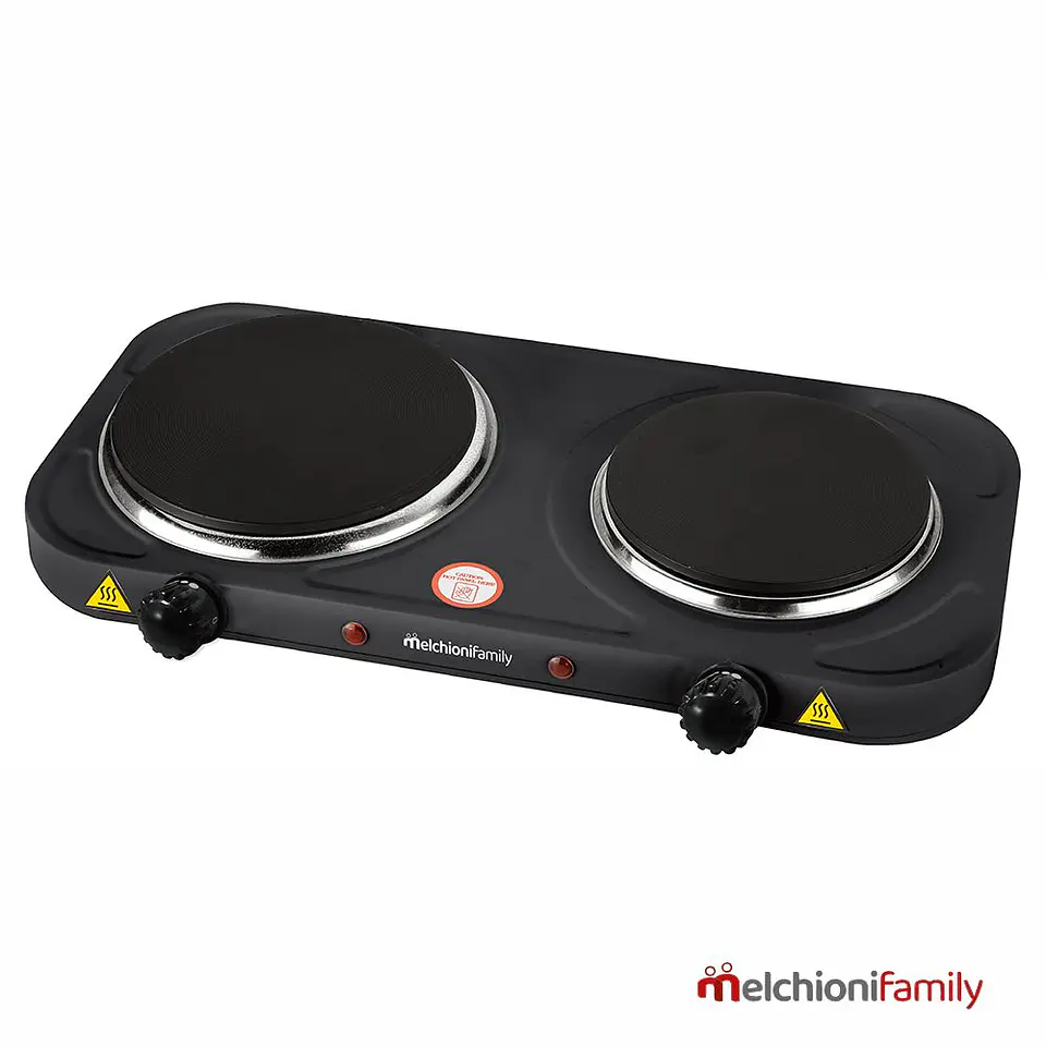 Fogão Elétrico 2 Placas Preto 2500W MELCHIONI 1