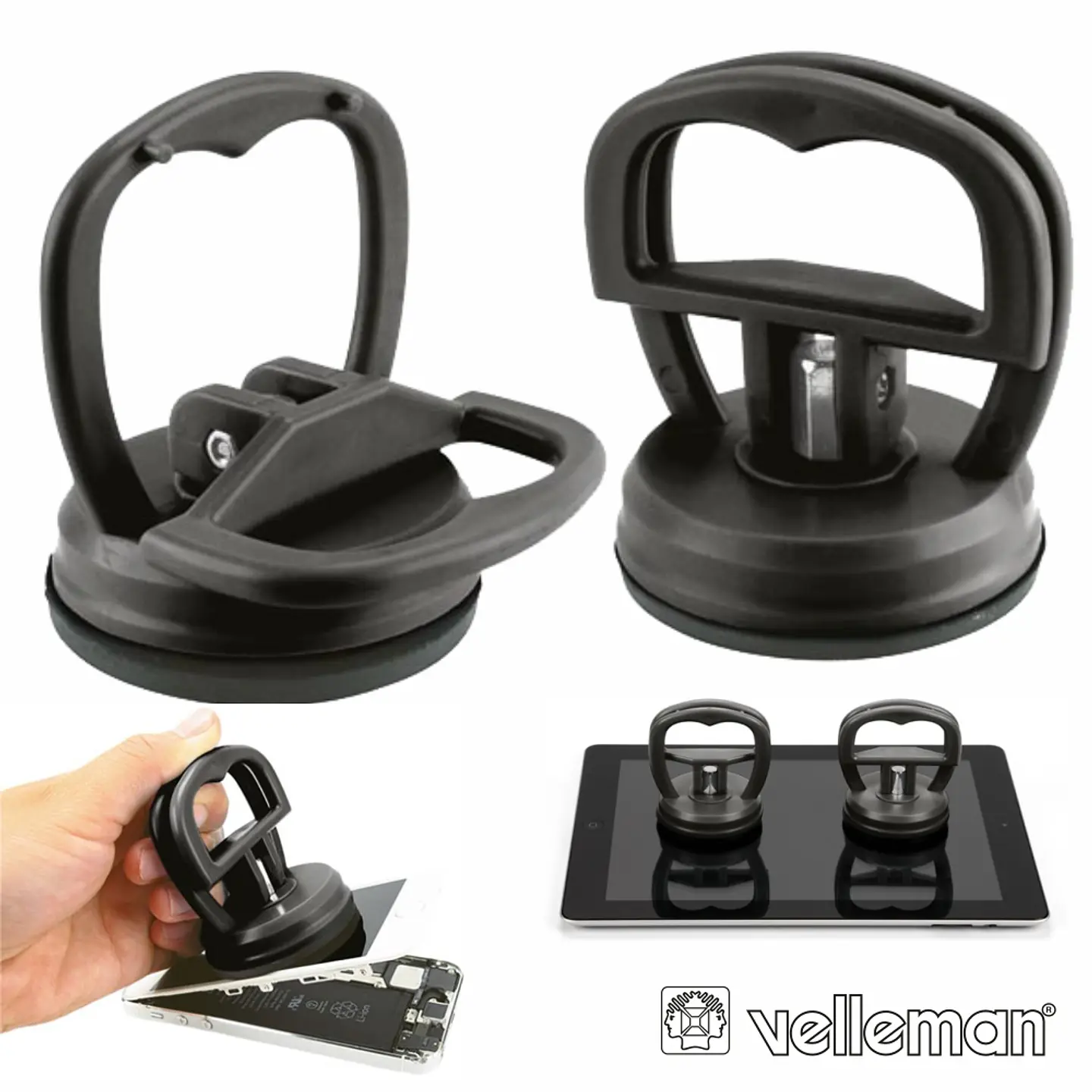 CONJUNTO 2 VENTOSAS P/ VISORES VELLEMAN 1